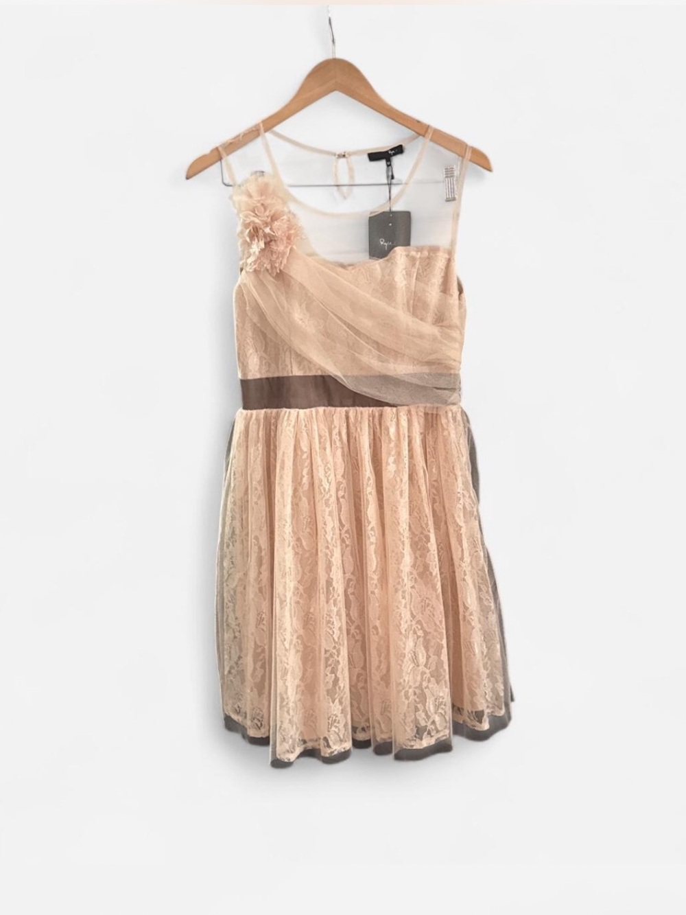 Ryu Lace tulle Dress Sz M boho coquette romantic wedding guest garden party NWT